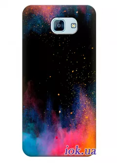 Чехол для Galaxy A8 2016 - Разноцветная пыль