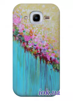 Чехол для Galaxy J2 2016 - Картина цветов