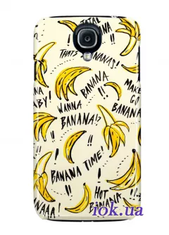 Чехол для Galaxy S4 Black Edition - Бананы