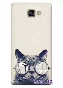 Чехол для Galaxy A9 - Кот в очках