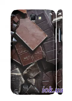 Чехол для Galaxy Note 2 - Шоколад
