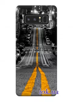Чехол для Galaxy Note 8 - Night street