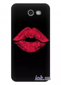 Чехол для Galaxy J3 Emerge - Red lipstick