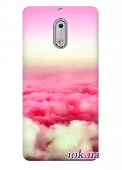 Чехол для Nokia 6 - Pink clouds