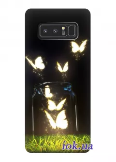 Чехол для Galaxy Note 8 - Сказочные мотыльки
