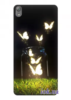 Чехол для Sony Xperia E5 - Ночные бабочки