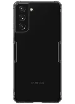 TPU чехол Nillkin Nature Series для Samsung Galaxy S21+, Серый (прозрачный)