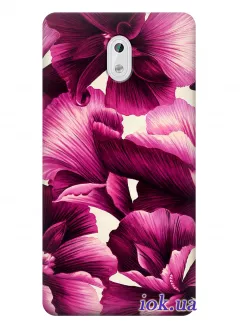 Чехол для Nokia 3 - Лиловые цветы