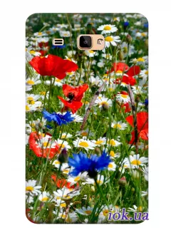 Чехол для Galaxy J Max - Полевые цветы