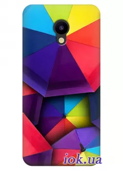 Чехол для Meizu M5c - Радужные зонтики