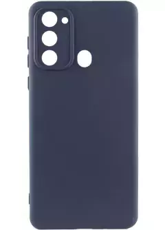 Чехол Silicone Cover Lakshmi Full Camera (A) для Tecno Spark Go 2022 (KG5m), Синий / Midnight Blue