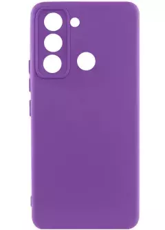 Чехол Silicone Cover Lakshmi Full Camera (A) для TECNO Pop 5 LTE, Фиолетовый / Purple