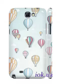 Чехол для Galaxy Note 2 - Воздушные шары