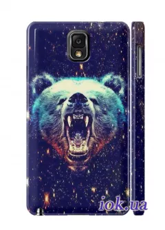 Чехол Galaxy Note 3 - Яростный медведь