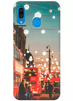 Чехол для Galaxy A30 - Вечерний Лондон
