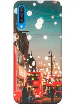 Чехол для Galaxy A50 - Вечерний Лондон