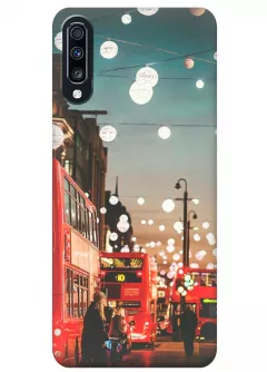 Чехол для Galaxy A70 - Вечерний Лондон