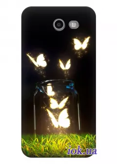 Чехол для Galaxy J3 Emerge - Ночные бабочки
