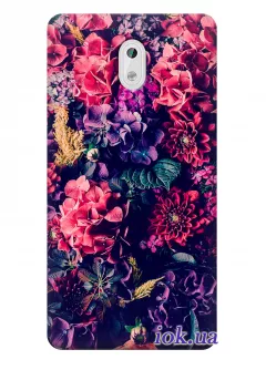 Чехол для Nokia 3 - Тёмные цветы