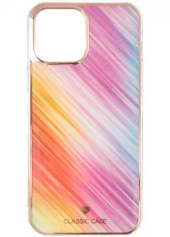 Rainbow Silicone Case iPhone 13 Pro Max Pink