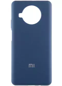 Чехол Silicone Cover Full Protective (AA) для Xiaomi Mi 10T Lite || Xiaomi Redmi Note 9 Pro 5G, Синий / Navy Blue
