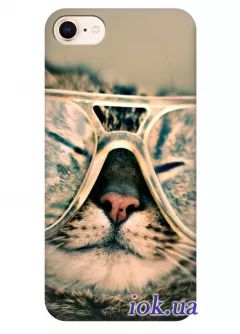 Чехол для iPhone 8 - Кот в очках