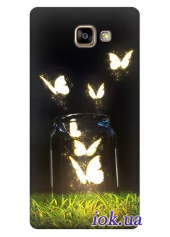 Чехол для Galaxy A9 Pro - Сказочные бабочки