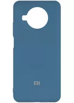 Чехол Silicone Cover My Color Full Protective (A) для Xiaomi Mi 10T Lite || Xiaomi Redmi Note 9 Pro 5G, Синий / Navy blue