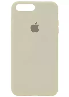 Чехол Silicone Case Full Protective (AA) для Apple iPhone 8 plus || Apple iPhone 7 plus, Бежевый / Antigue White