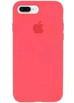 Чехол Silicone Case Full Protective (AA) для Apple iPhone 8 plus || Apple iPhone 7 plus, Арбузный / Watermelon red