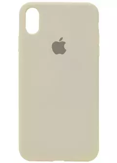 Чехол Silicone Case Full Protective (AA) для Apple iPhone XR (6.1"), Бежевый / Antigue White