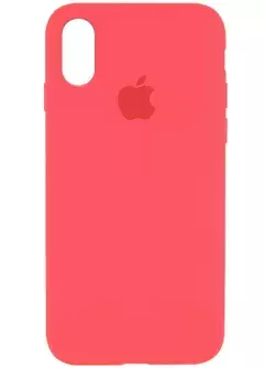 Чехол Silicone Case Full Protective (AA) для Apple iPhone XR (6.1"), Арбузный / Watermelon red