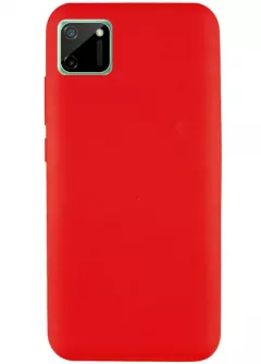 Чехол Silicone Cover Full without Logo (A) для Realme C11, Красный / Red