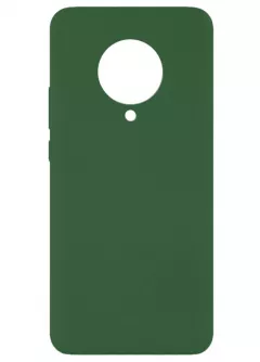 Чехол Silicone Cover Full without Logo (A) для Xiaomi Redmi K30 Pro / Poco F2 Pro, Зеленый / Dark green