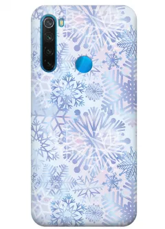 Чехол для Xiaomi Redmi Note 8T - Снежинки
