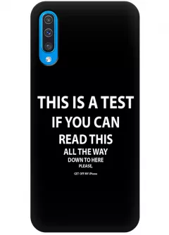 Чехол для Galaxy A50 - Тест