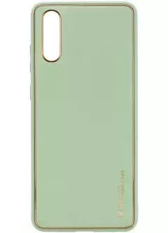 Кожаный чехол Xshield для Samsung Galaxy A30s, Зеленый / Pistachio
