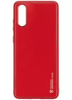 Кожаный чехол Xshield для Samsung Galaxy A30s, Красный / Red