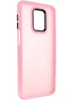 Чехол TPU+PC Lyon Frosted для Xiaomi Redmi Note 9s / Note 9 Pro / Note 9 Pro Max, Pink