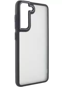 Чехол TPU+PC Lyon Frosted для Samsung Galaxy S21 FE, Black