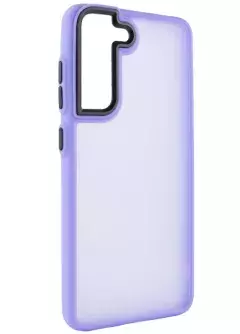 Чехол TPU+PC Lyon Frosted для Samsung Galaxy S21 FE, Purple