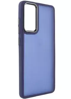 Чехол TPU+PC Lyon Frosted для Samsung Galaxy S20 FE, Navy Blue
