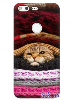 Чехол для Google Pixel - Кот в свитерах