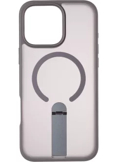 Чехол Bumper Stick Case (MagSafe Stand) для iPhone 15 Pro Grey