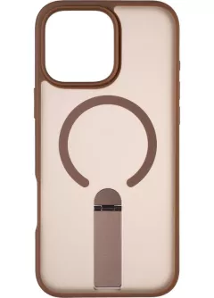 Чехол Bumper Stick Case (MagSafe Stand) для iPhone 15 Pro Brown