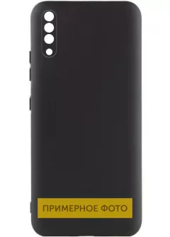 Чехол Silicone Cover Lakshmi Full Camera (A) для TECNO Spark 7, Черный / Black