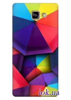 Чехол для Galaxy A9 Pro - Разноцветные зонты