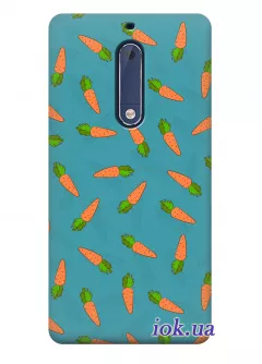 Чехол для Nokia 5 - Морковка