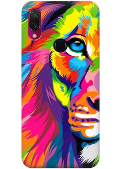 Чехол для Xiaomi Redmi Y3 - Красочный лев