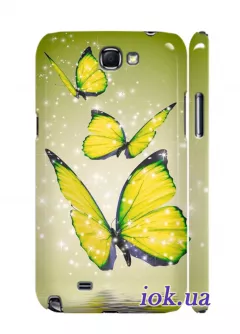 Чехол для Galaxy Note 2 - Бабочки